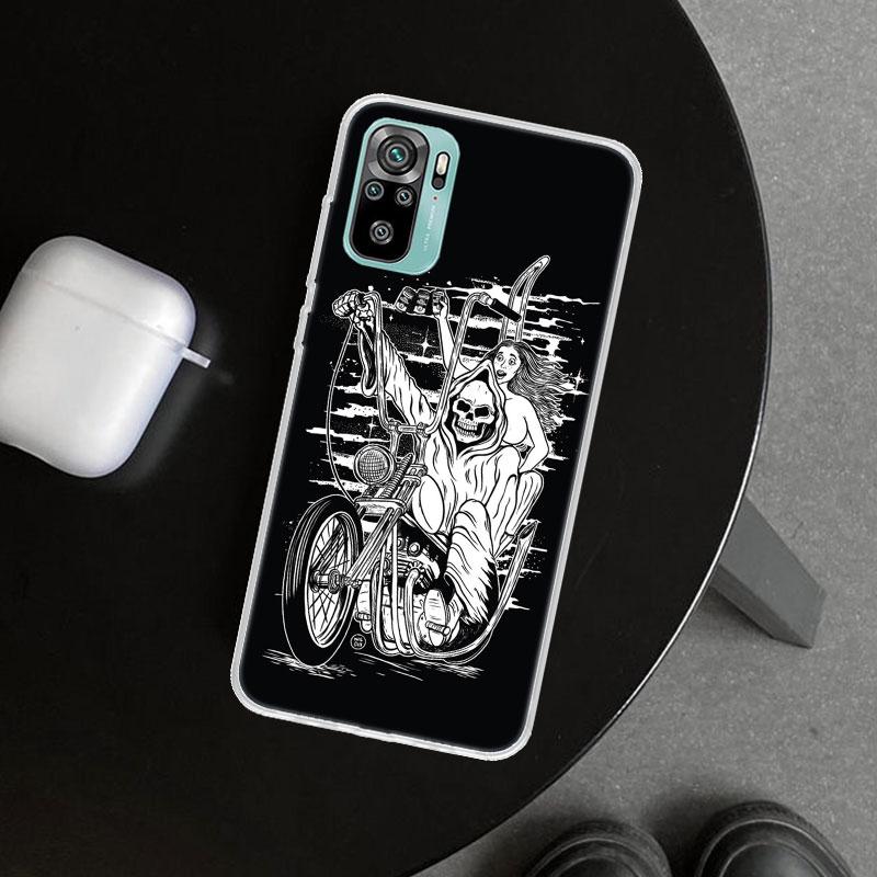 Motorcycle Gear Phone Case Cover for Xiaomi Redmi Note 15 14 13 12 11 Pro Plus 14S 12S 11S 11T 11E 10S 10 Customized Fundas Redm