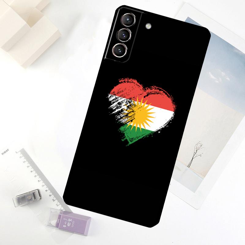 Funda de Teléfono Bandera de Kurdistán Para Samsung Galaxy S25 S26 Ultra S20 S21 S22 S23 S24 Ultra S10 Plus S25 FE Cubierta