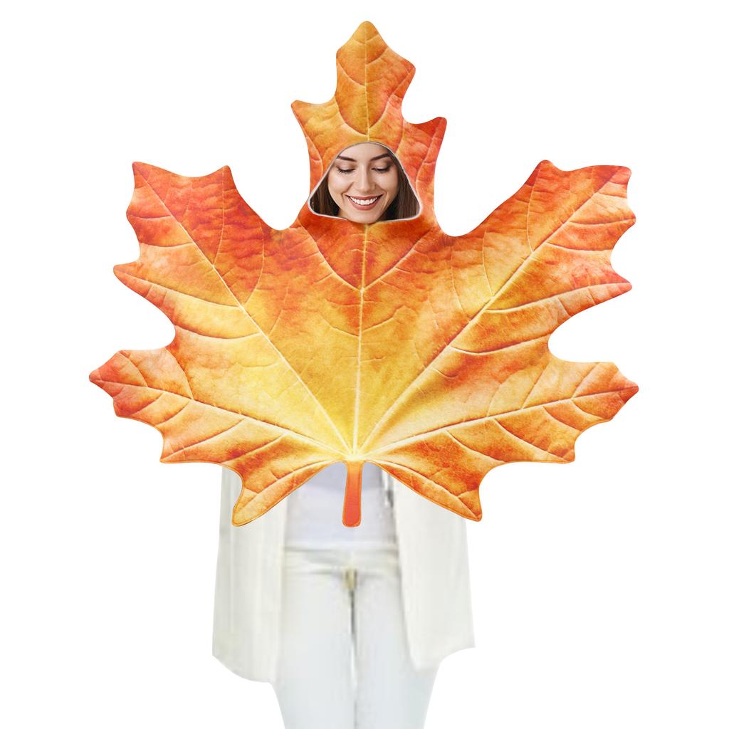 Spring and Autumn Maple Leaf Cosplay Stage Performance Clothes New Sponge Digital Printing Props Role-playing Dress Up Costume