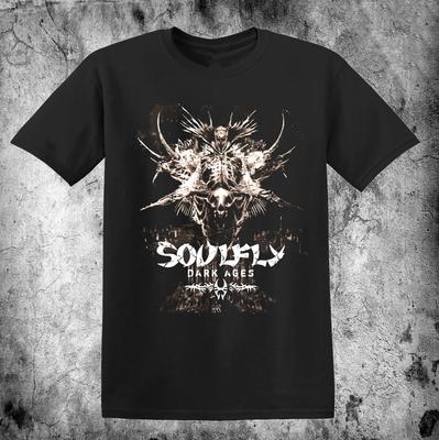 Vtg Soulfly Dark Ages Cotton Black All Size Men Women Tee Shirt US208