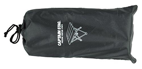 Captain Stag (CAPTAIN STAG) Table, Aluminum Roll Table, Mini, Black, with Case, Trekker UC-530
