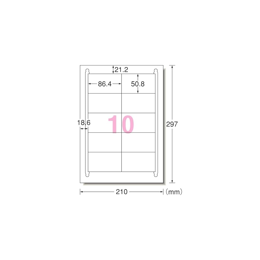 A-One Label Stickers, Easy to Peel, 10 Labels per Sheet, 100 Sheets, 31284