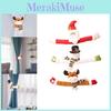 Delightful Christmas Curtain Accessories With Santa Snowman And Reindeer Designs For Holiday Cheer