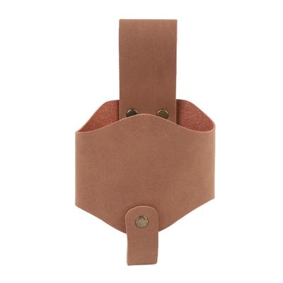 Porta cinturón de cerveza de cuero para exteriores, bolsa de cintura para bebidas, botellas de cerveza, para barbacoa, picnic, camping