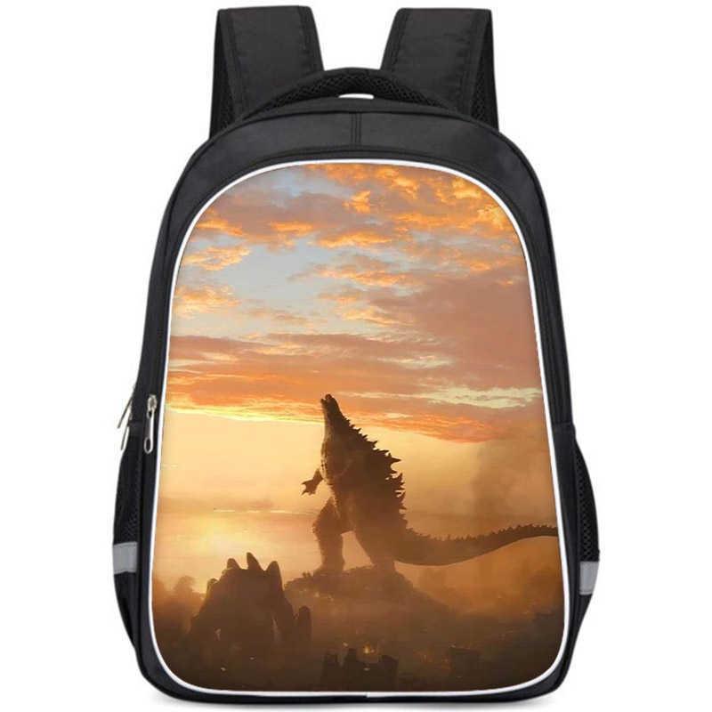 Large Capacity Lightweight 3d Godzilla Backpack For Kids Perfect For School
