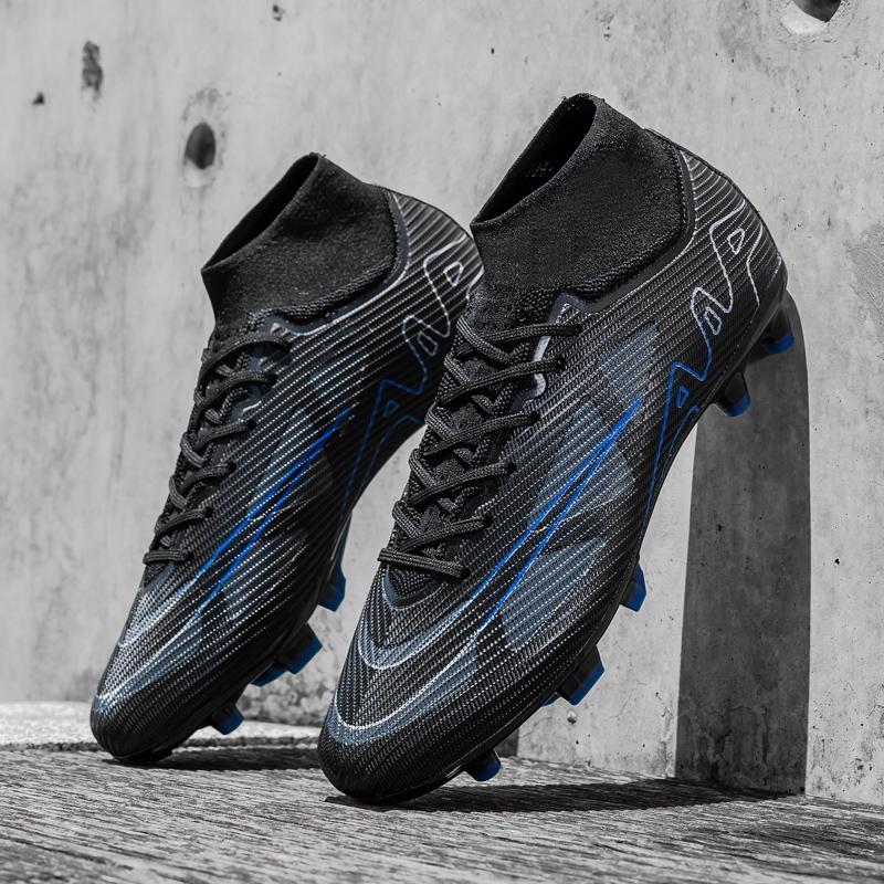 Fresh Men Futsal Football Sport Boots Sport Soccer Shoes for Indoor Ultralight Non-Slip Non Slip Turf Comfortable Grass Adult Cleats