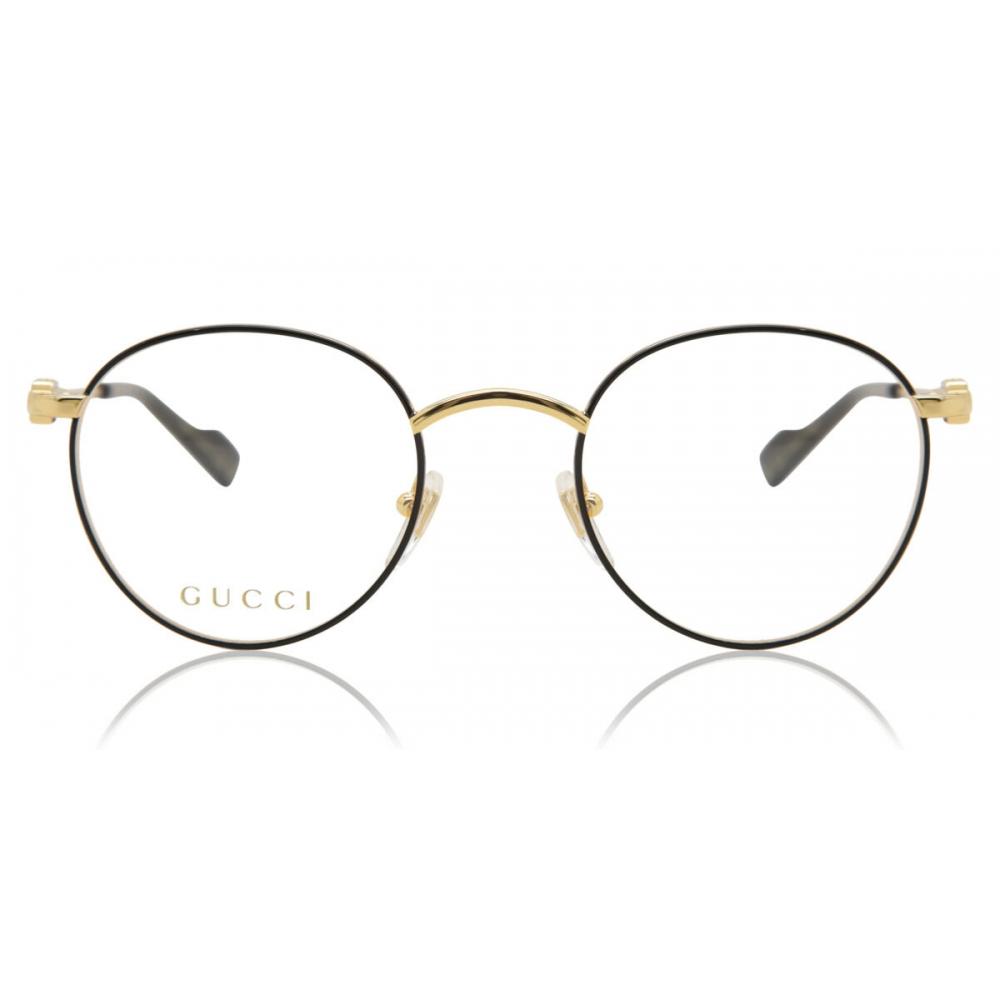 

Gucci Gg1222o 001 Men Eyeglasses Black Gold/48