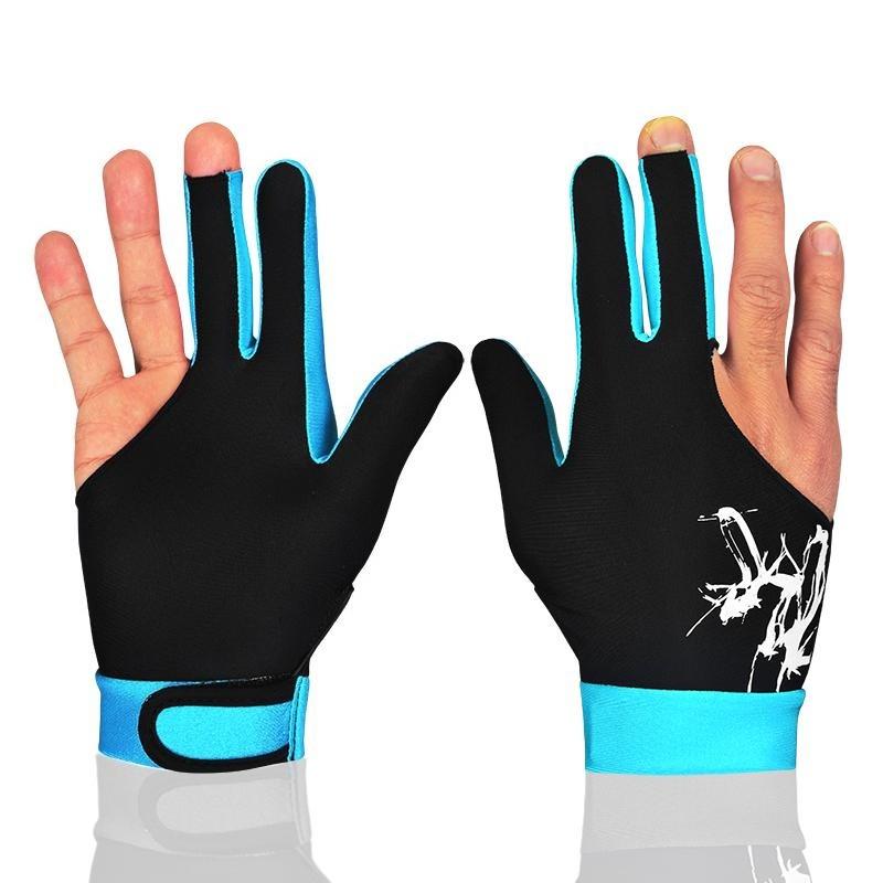 1 PC Billiard Shooters 3 Fingers Gloves 5colors Billiard Gloves Snooker Gloves Billiard Accessories