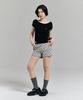 AWESOME STUDIO Dot Pattern Star Pants Melange Gray