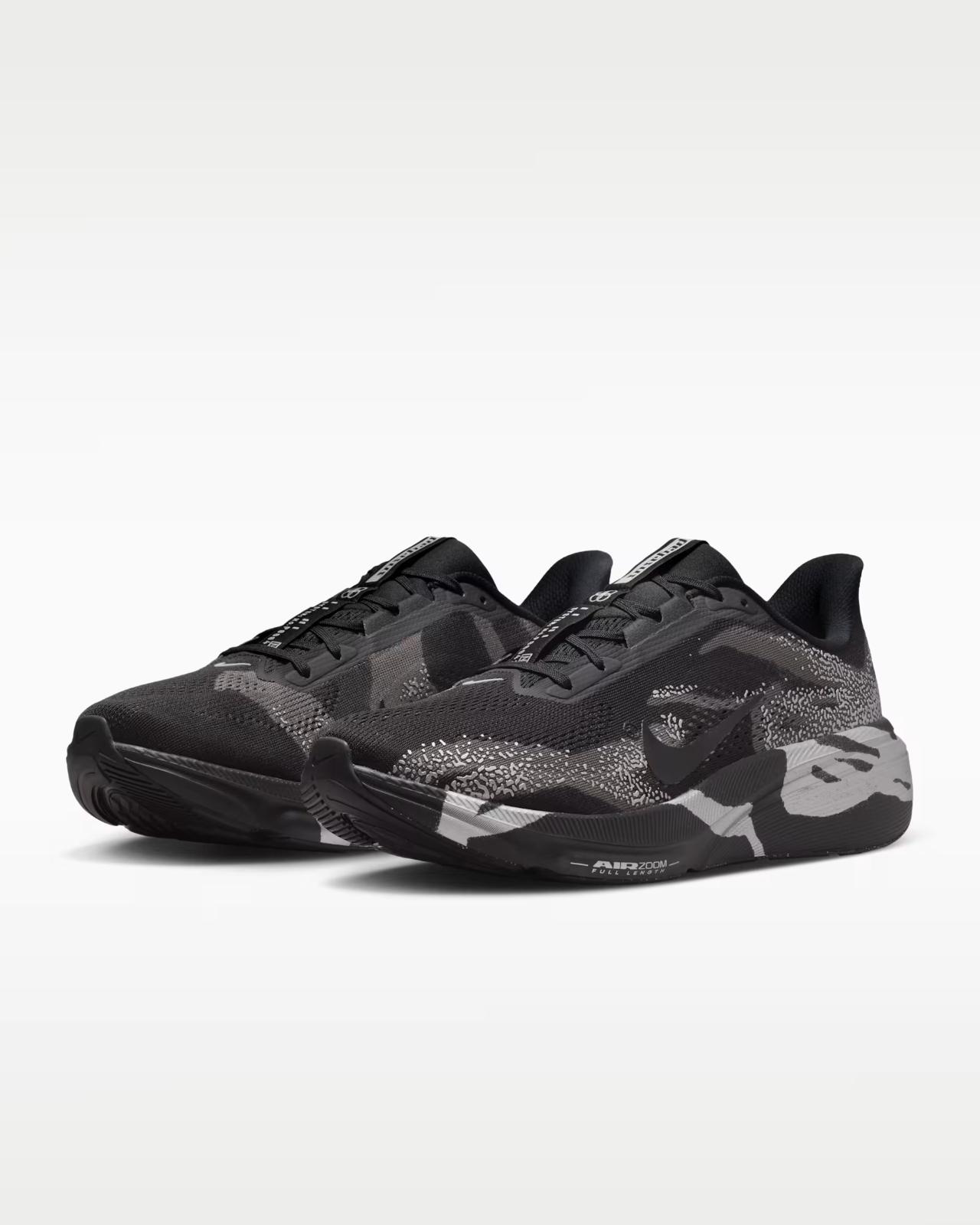 IQ3928-001 Nike Pegasus 42 Disrupt Pack  Black/Medium Ash  (Men s) 6