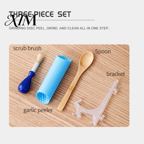 Baby Complementary Food Grinder Ceramic Garlic Grater Plate, Embossed Grinding Dish for Grating Kitchen Vegetable Puree Maker Wasabi Ginger
