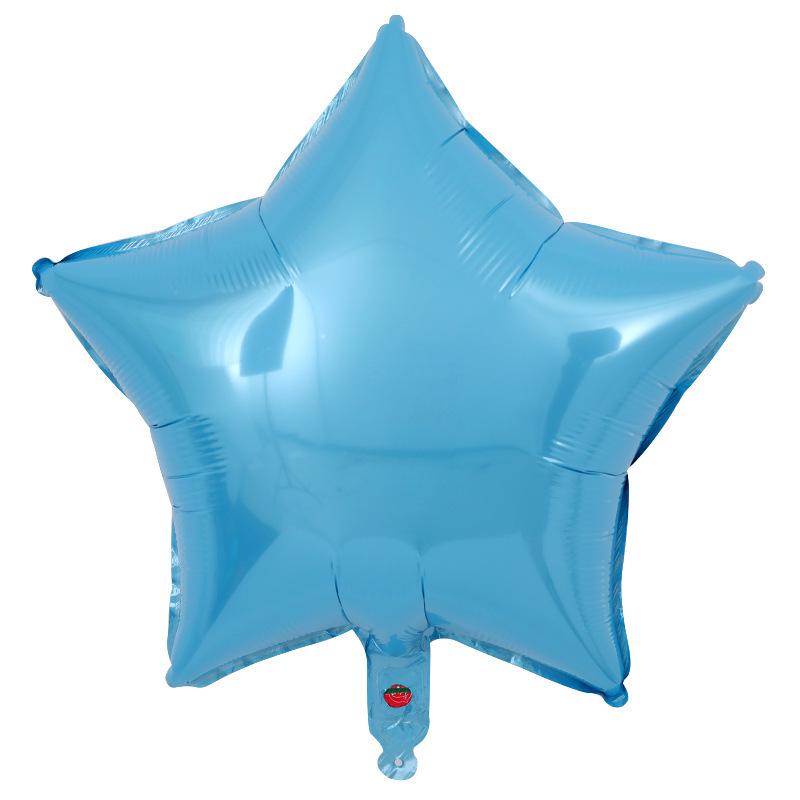 18" Heart and Star Foil Balloons for Weddings and Birthdays