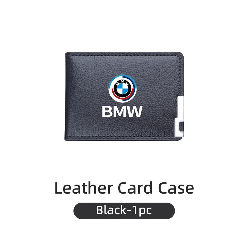BAGH3 2026 Car Sticker Wallet Coin Purse Card Ticket Money Bag For BMW E46 E90 E60 F10 E39 F30 E36 F20 E87 E90 E70 E91 E30 G30 E53 F31