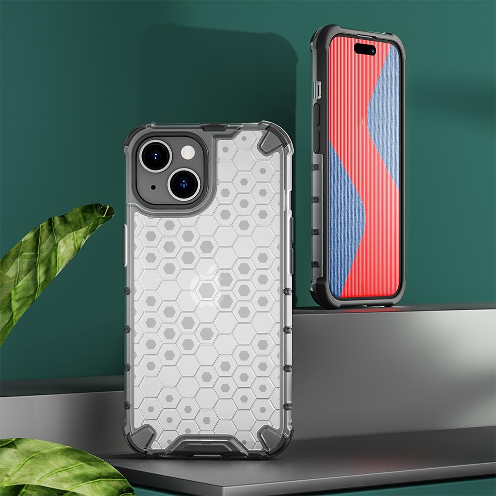 

Противоударный защитный чехол KEYSION для iPhone 15 Pro 15 Ultra, силиконовый + сотовый чехол из поликарбоната для iPhone 15 Plus for iPhone 15 чистый