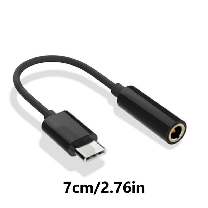 Type C To 3.5mm Auditory Adapter USB Type C To 3.5 Mm Headphone Adapter for Multiple Devices and Easy To Carry