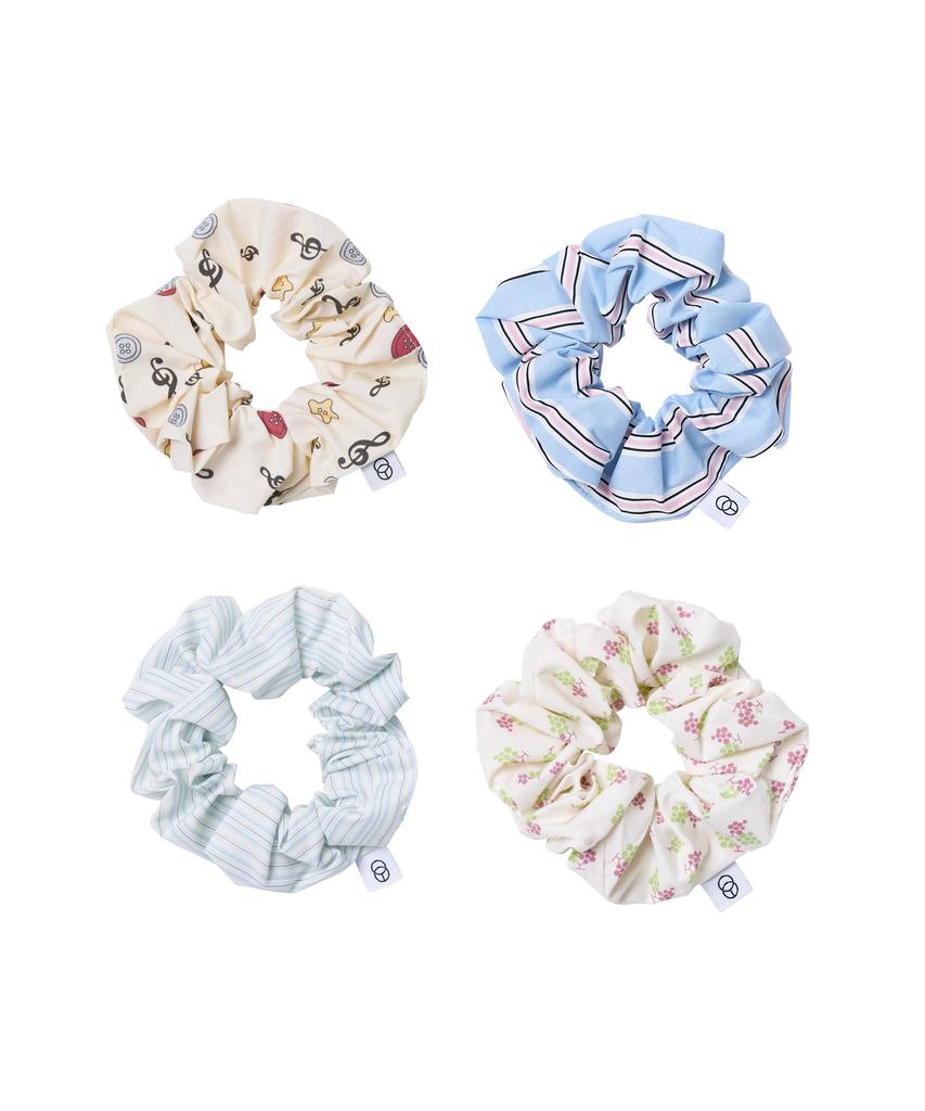 Offhour Essential Cotton Blend & Signature Hair Scrunchie 11 Designs