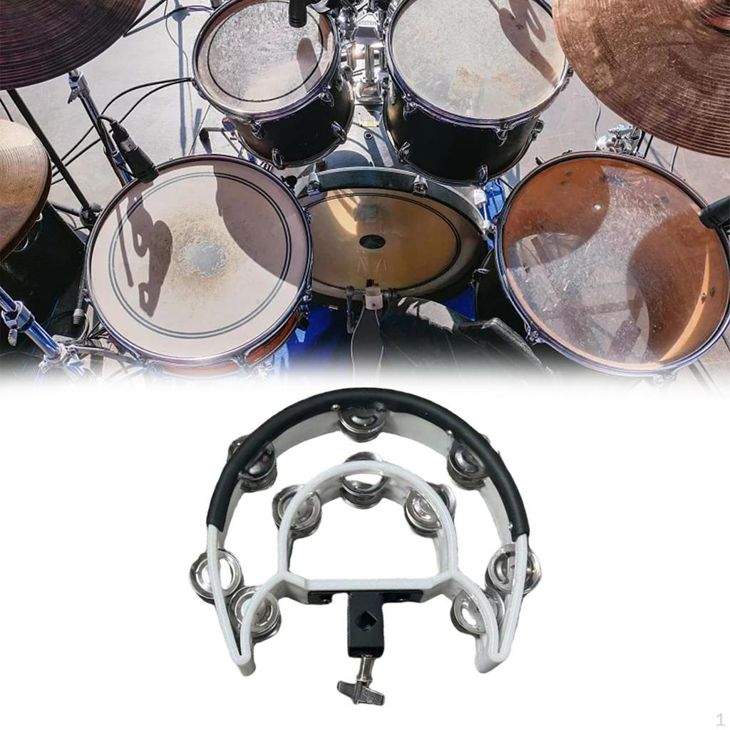 Double Row Tambourine Cymbal Hi Hat Music Rhythm for KTV Ensemble Creative