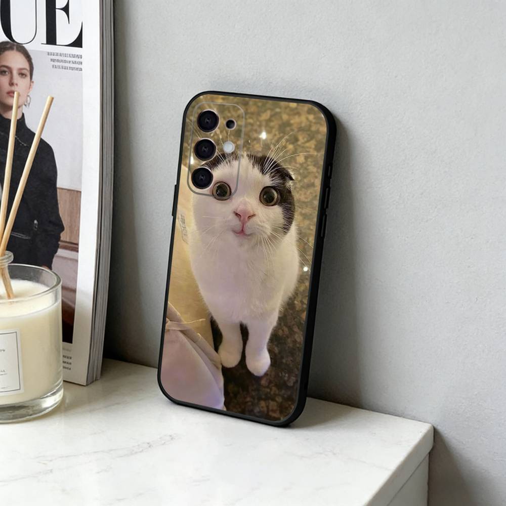 Funny Of Pet Cats  Phone Case For Samsung S25,24,23,22,30,21,10,9,Ultra,Plus,FE 5G Black Soft Case Samsung S24