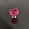 Mânăr de sertar din sticlă cu cristal roz de 30 mm - Stil Retro European pentru Dulap sau Comodă