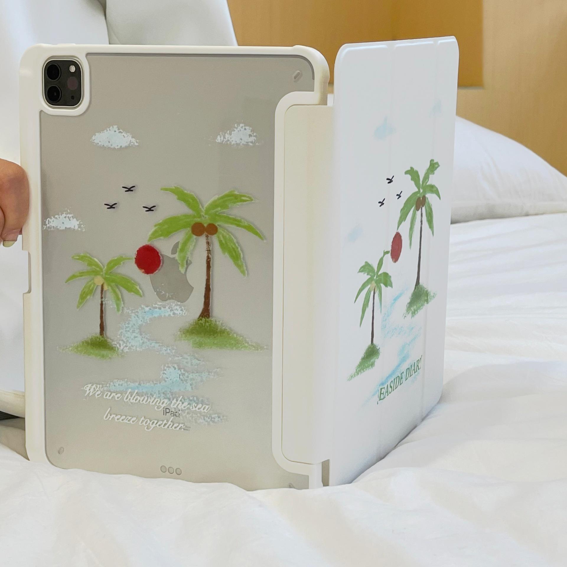 

Triple-Fold Coconut Tree iPad Air 5 & iPad Mini 6 Case - Niche Style iPad mini 6/7 (8.3-inch)