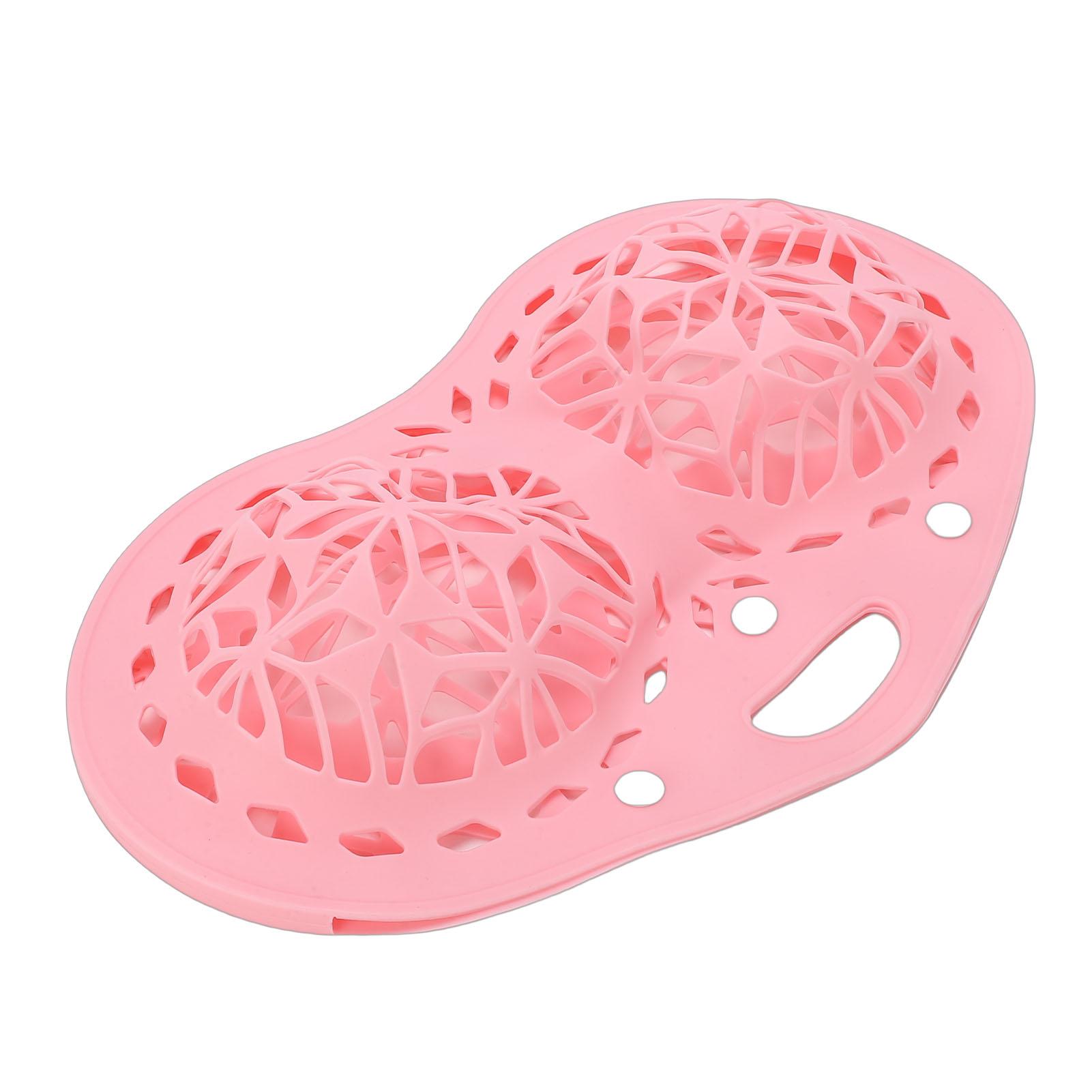 Silicone Bra Washing Bag Anti Deformation Underwear Laundry Bag for Washing Delicates Pink