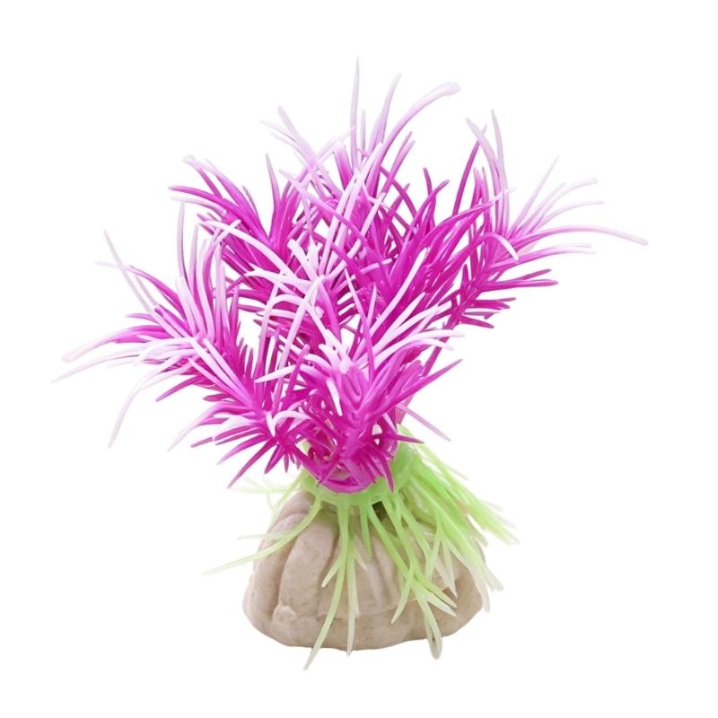 Artificial Aquarium Plant for Fishtanks, Greenery Decorative Figurine for Aquascaping and Layered Aquarium Layouts