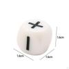 10 Pieces Symbol Dice Add Subtract Mathematical Accs Durable Square Math Counting Teaching
