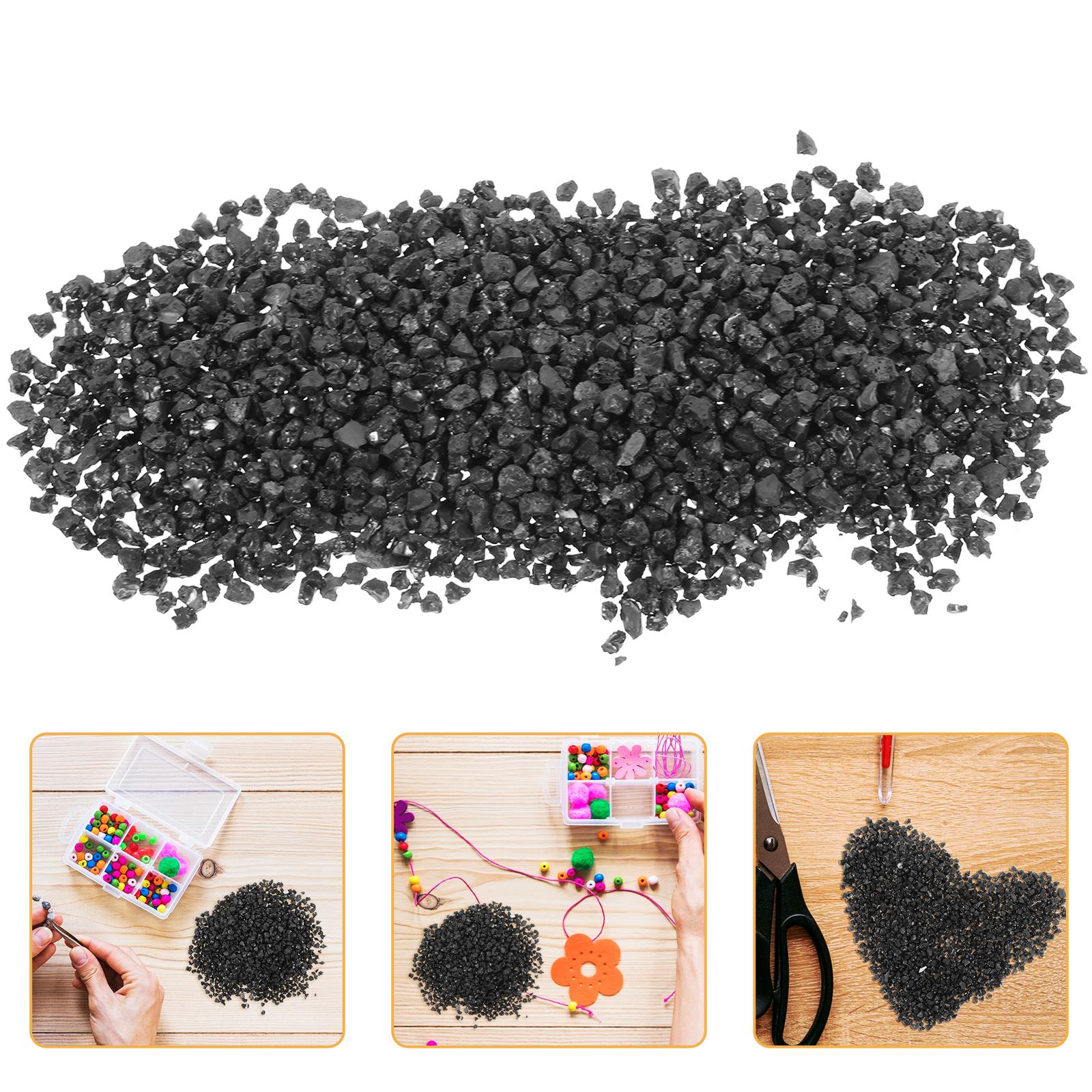 50/100g 2mm Bulk Resin Rhinestone Tourmaline Crystal Stone For Jewelry Black Tourmaline Chips Crushed Tourmaline Tumbled Stone 50g