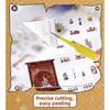 DIY Scene Sticker Postcard Cartoon Scene Sticker Set Postcard Landscape Stickers  Journaling