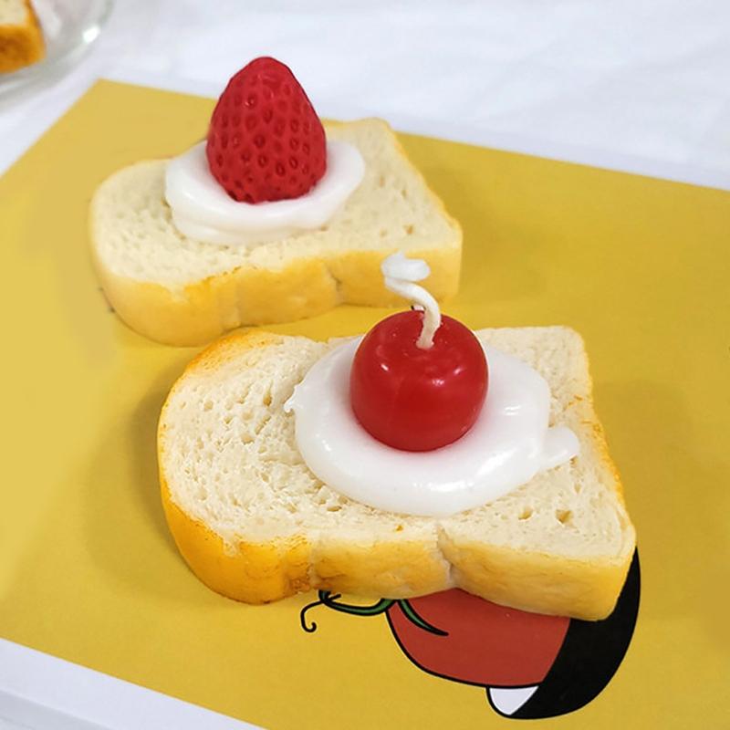 Decorated Cake Silicone Mold Mousse Pastry Dessert Aromatherapy Candle Mold Simulation Cream Small Cake Embryo Mold