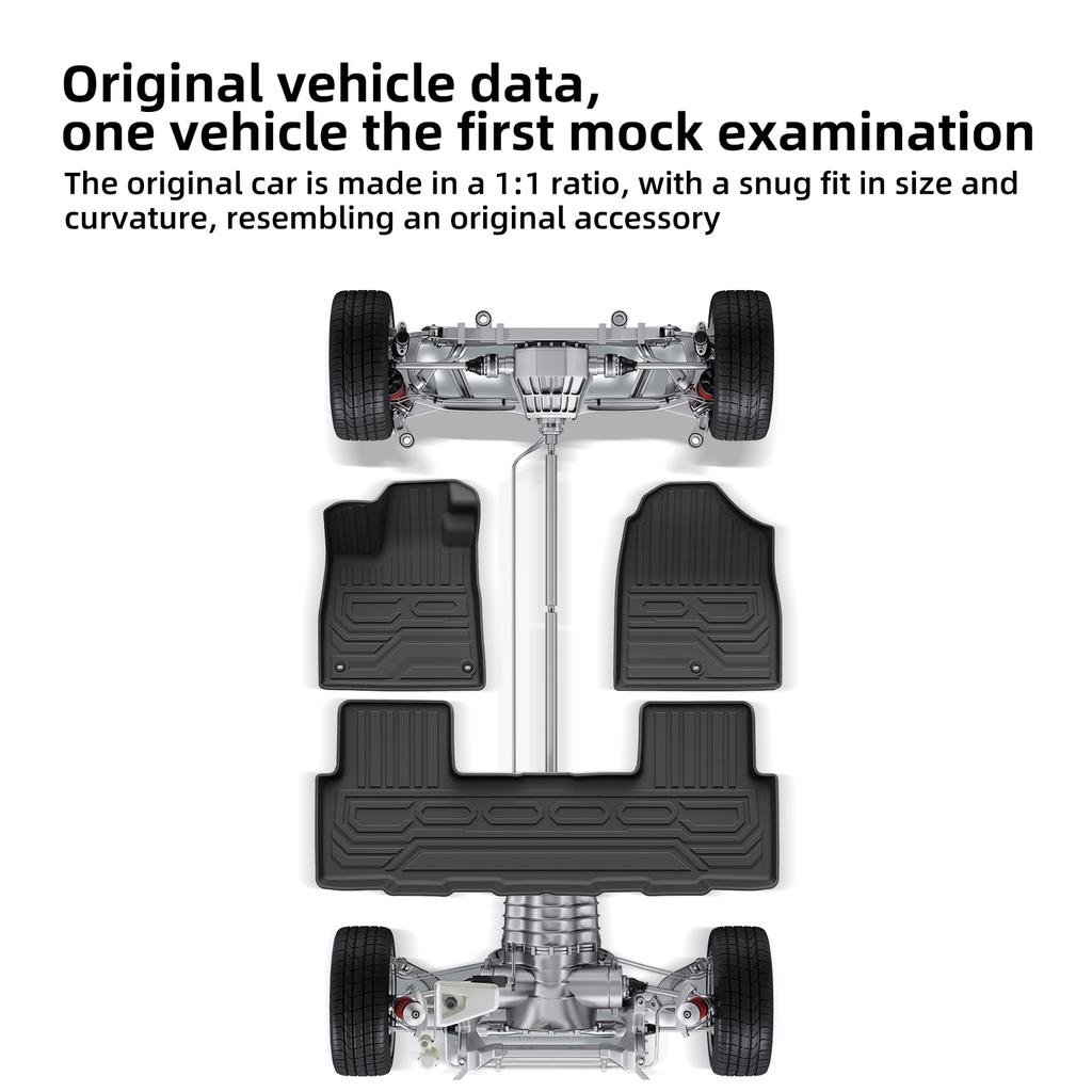 for Honda Passport 2026 Car Floor Mats Protective Pad Interior Accessories Waterproof Cargo Liner Rear Seat Trunk Backrest Mat