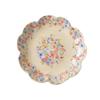 Frosted Plate Household Vegetable Plate Hotel High Value Plate Dessert Tray Creative Western Food Plate Disc