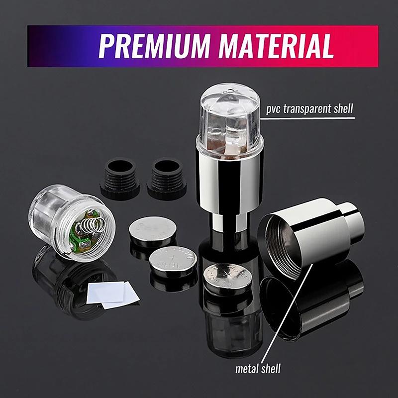 Větrná turbína na kolo, barevná větrná turbína, jízdní kolo, auto, motocykl, větrná turbína, barevné světlo vzduchové trysky