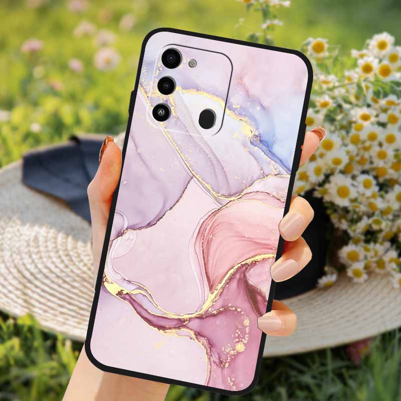 For Tecno Spark GO 2022 Case 2024 Cat Cartoon Soft TPU Silicone Phone Case For Tecno Spark 8C Cover Protective Spark8C KG5k KG5j