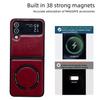 Suitable for Samsung Galaxy Z Flip6 Folding Phone Case ZFold6 Leather MagSafe Dustproof Tup Jacket