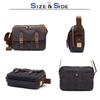 Creare Kiki Men's Shoulder Bag, Lightweight, Crossbody, Made in Japan, Made with Okayama Denim, Multi-functional Pocket Shoulder Bag, Toyooka Bag,