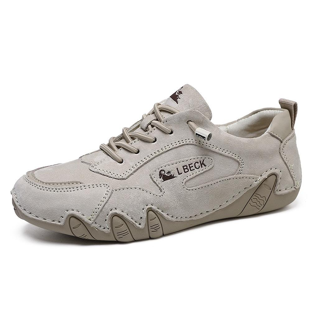 Leather Large Size Men's Outdoor Casual Shoes Couple Sneakers