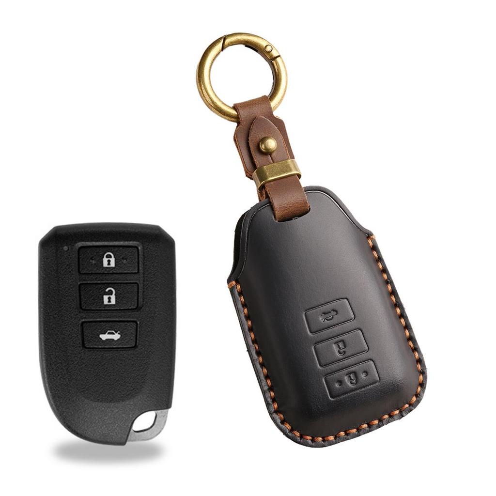 [TOYOTA-Yalex] Car Key Cover car key case Cowhide Handmade