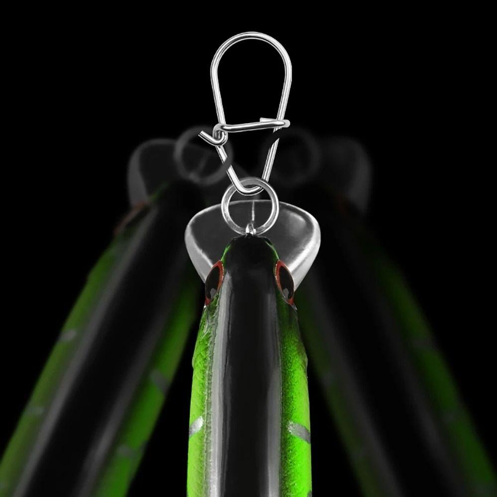 Clips Nice Hooked Fishing Snaps Clips Lock Snap Connector Swivel Connector Swivel Lure Connector