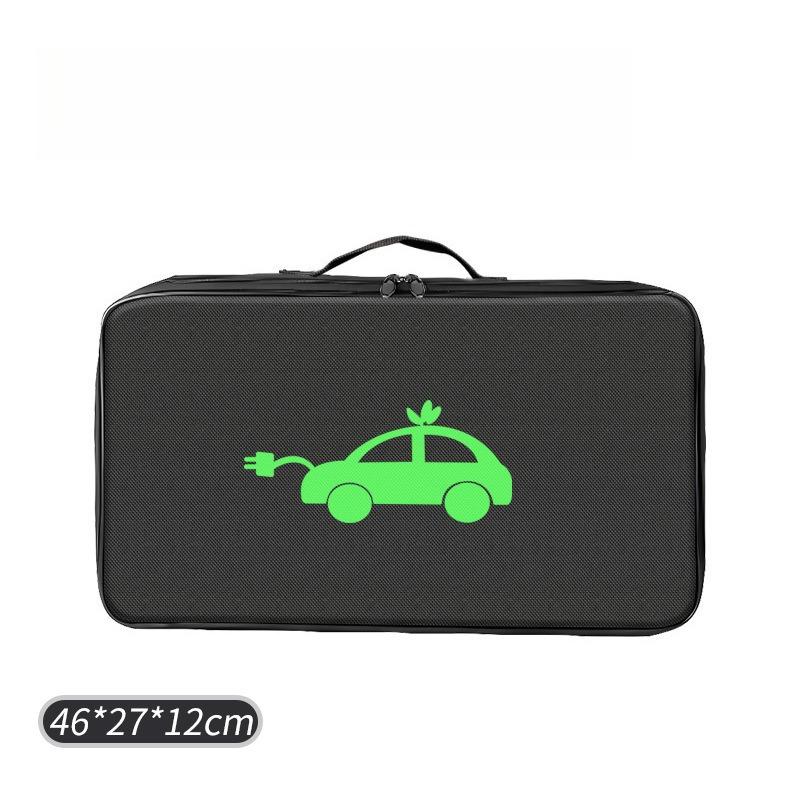 EV Charging Cable Organizer Bag Waterproof Portable Car Tools Storage & Organizer for Jumper Cables Universal Cars Trucks