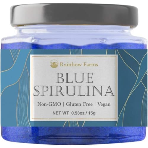 Blue Spirulina 15g, No Additives, No Flavoring, No Coloring, Non-GMO, Gluten Free, Vegan (15g)