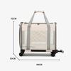 Large-capacity Pet Trolley Case Cat Bag Carriers Breathable Pet Bag Pet Carriers for Cat Easy Interaction Oxford Cat Bags