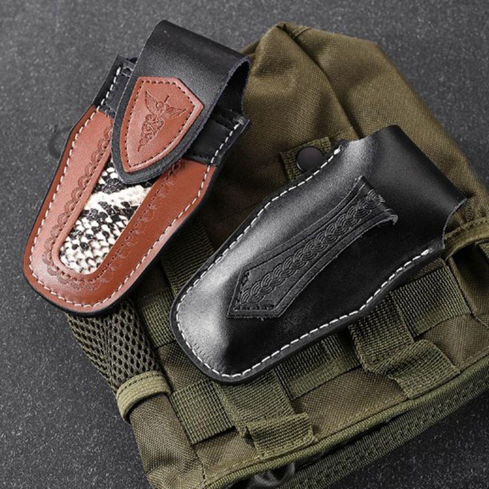 Black&Brown Waist Knife Scabbard Foldable Case Holder New Hunt Camping Pocket Outdoor Tool