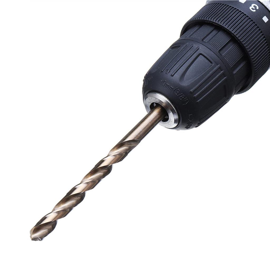 M35 HSS Drill Twist Bits Set Used on Electric Drills for Bench Drills for Metal Drilling Cutter Machine Wear Resistance