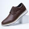 Leather Shoes Summer Breathable British Style New Business Heightening Casual Shoes