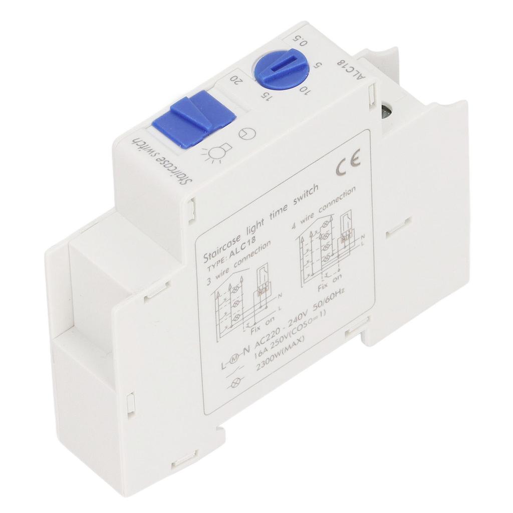 Time Control Switch Mechanical Timer Switch DIN Rail Mounting 220?240VAC 16A 0.5?20min ALC18