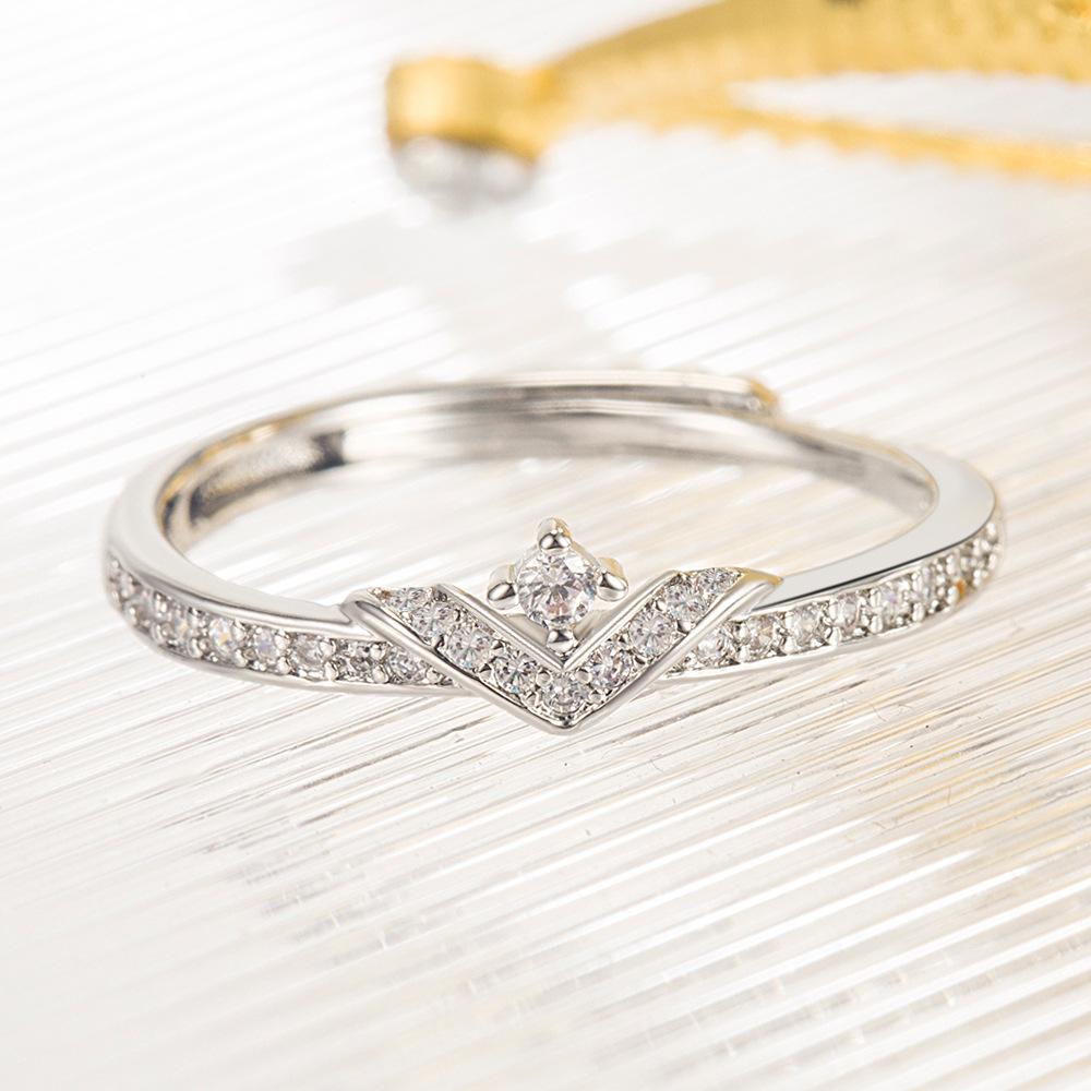 Romantic and Creative Love Flying Couple Ring Men and Women's One Pair Bird Tail Couple Rings Fashion Fashionmonger Twin Live Ring