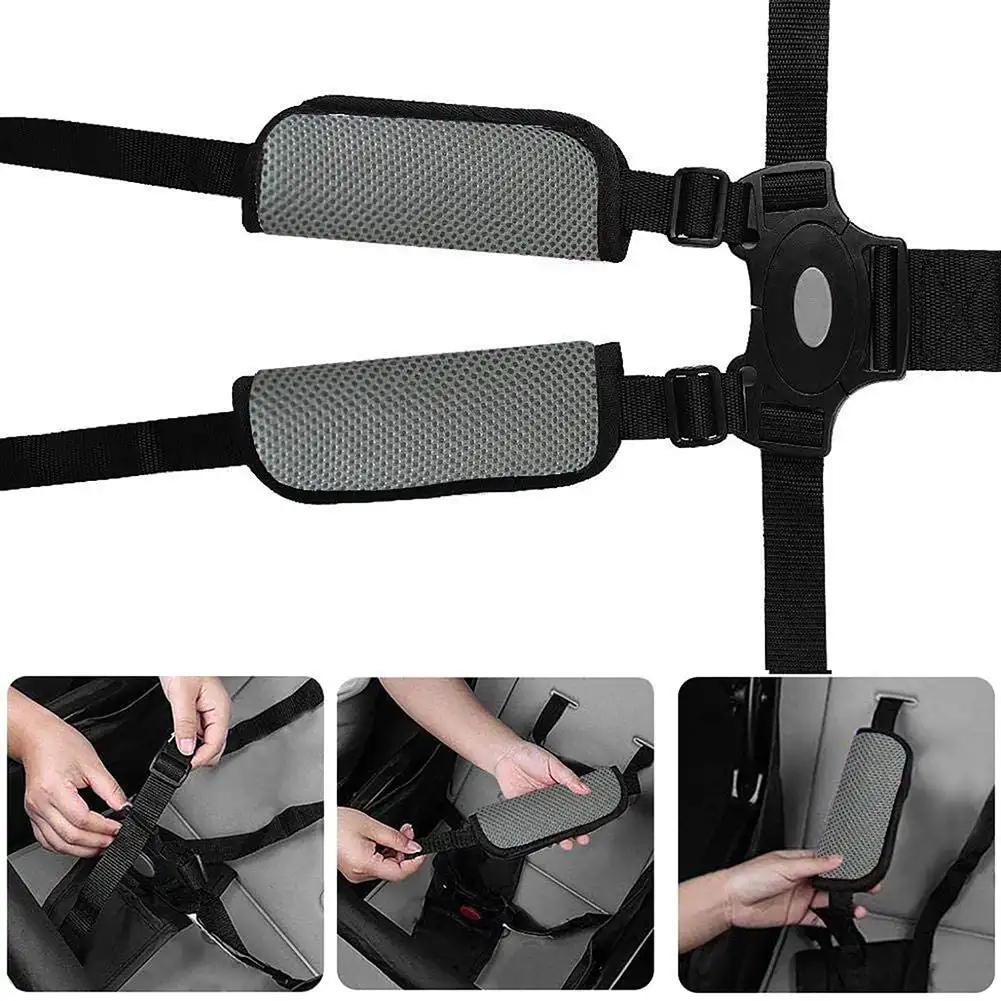 2pcs Car Baby Child Safety Seat Belt Shoulder Cover Protector for Baby Stroller Protection Crotch Seat Belt Cover Car Styling