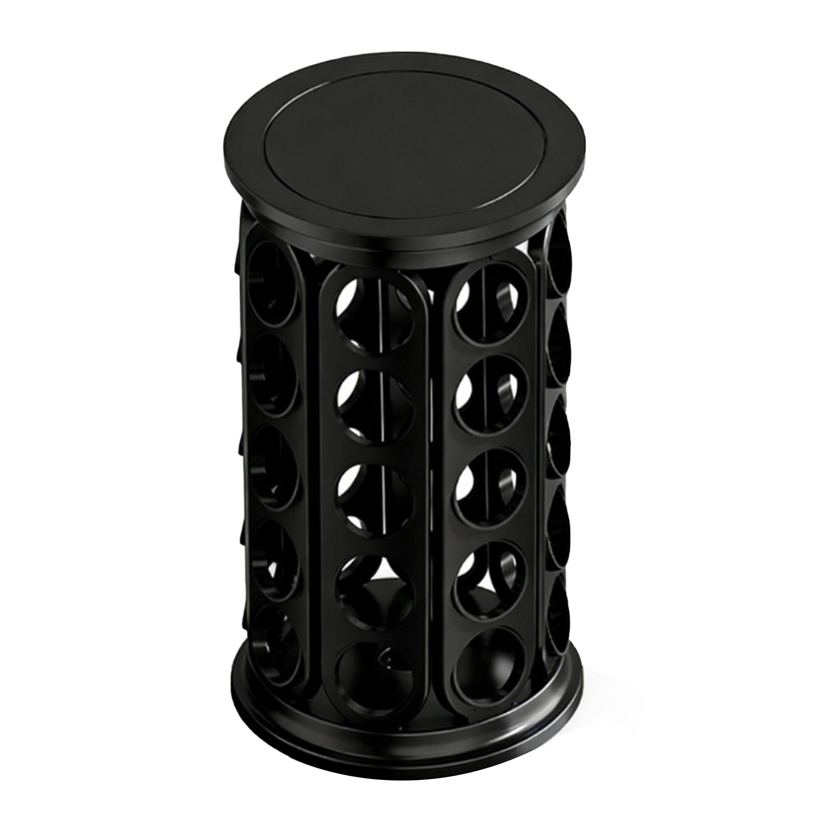 Coffee Pod Storage Carousel Holder for 40 Pods Home Office Kitchen Counter Coffee Capsule Organizer Black чёрный 1780₽