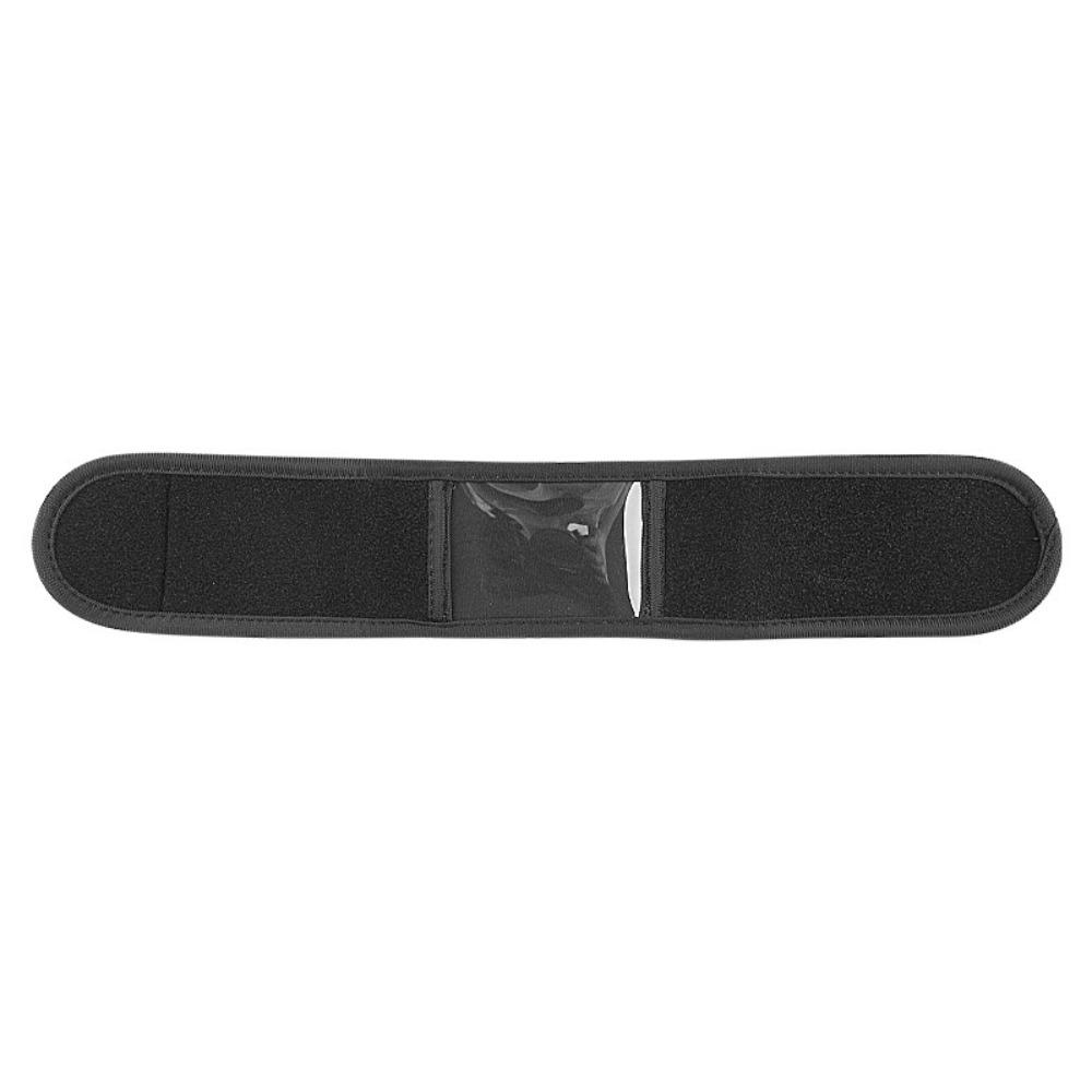 Adjustable Step Counter Band with Transparent Pouch Ankle Band Portable Pedometer Strap Sports чёрный